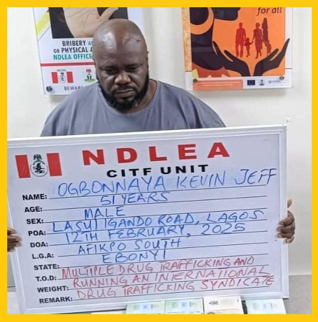NDLEA Arrests Notorious Drug Kingpin After 17 Years on the Run