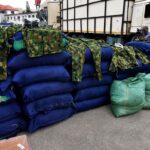 Police Intercept Truck Loaded with Military Camouflage Uniforms, Suspected Illicit Drugs in Lagos